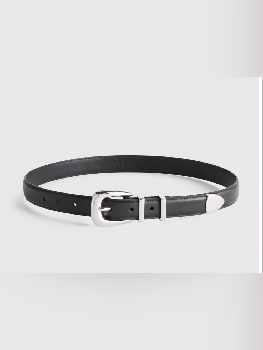 Nation Los Angeles Lola black Leather western belt size small